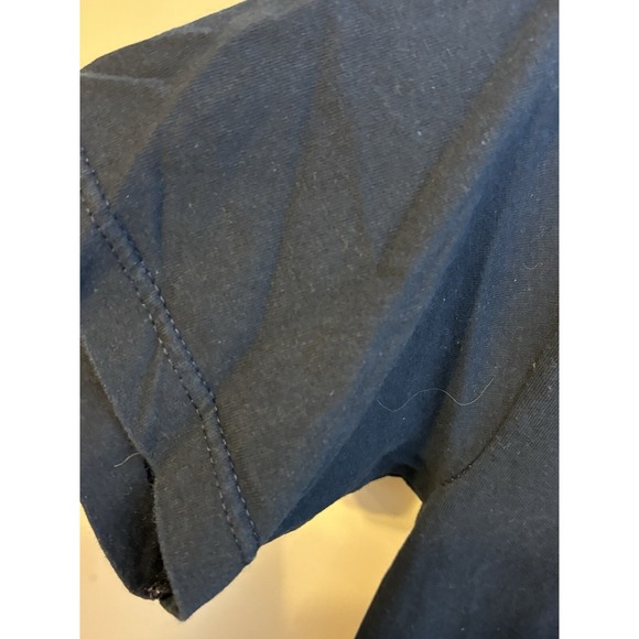 VINTAGE M&M Christmas T-Shirt Adult Medium Blue Chocolate Holiday Xmas Mens 90s - Picture 7 of 9